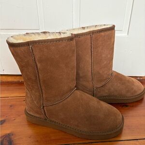 Lamo Suede & Sheepskin Winter Boots